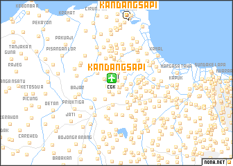 map of Kandangsapi