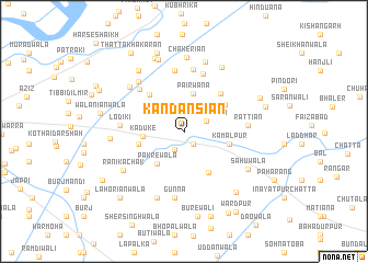 map of Kandan Siān