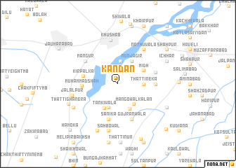 map of Kandan