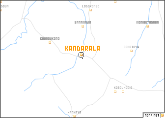 map of Kandarala