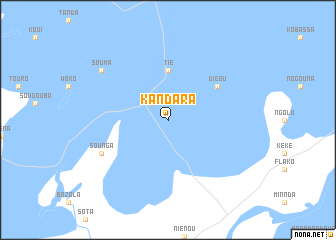 map of Kandara