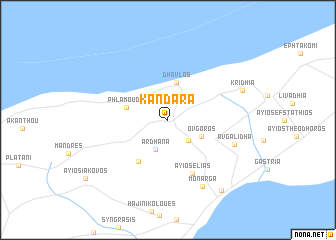 map of Kandara