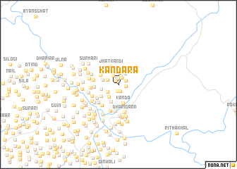 map of Kandāra