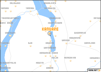 map of Kandaré