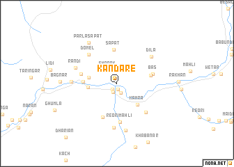 map of Kandare