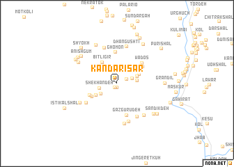 map of Kandarisar