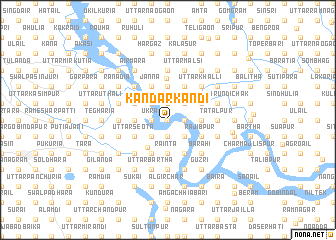 map of Kāndārkandi