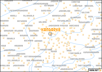 map of Kandārke