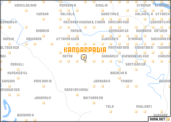 map of Kandarpadia