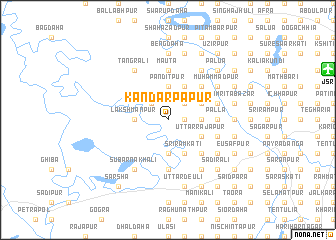 map of Kandarpapur