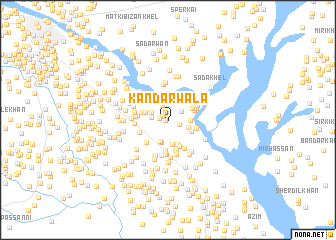 map of Kandarwāla