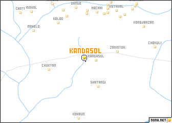 map of Kandāsol