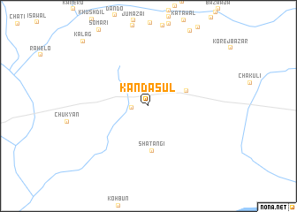 map of Kandasūl