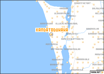 map of Kandatoduwawa