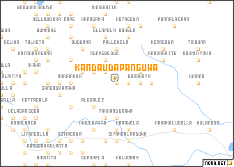 map of Kandauda Panguwa