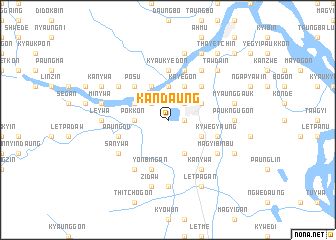 map of Kandaung