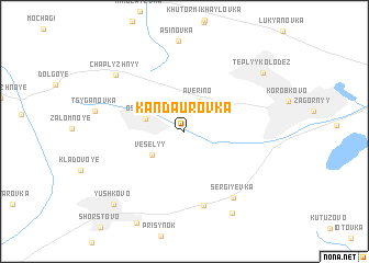 map of Kandaurovka