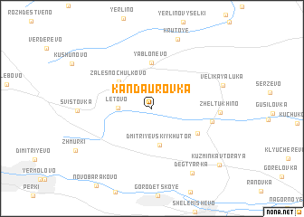 map of Kandaurovka