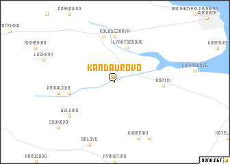 map of Kandaurovo