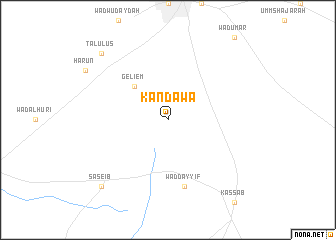 map of Kandawa