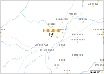 map of Kandawa