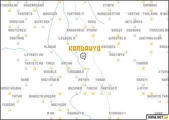 map of Kandawyo