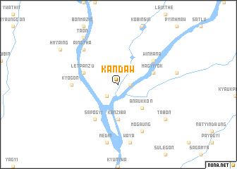 map of Kandaw