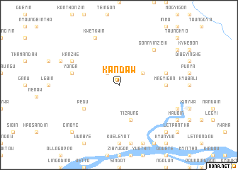 map of Kandaw