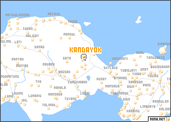 map of Kandayok