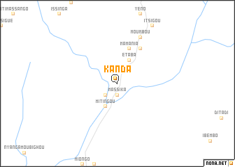 map of Kanda