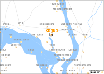 map of Kanda