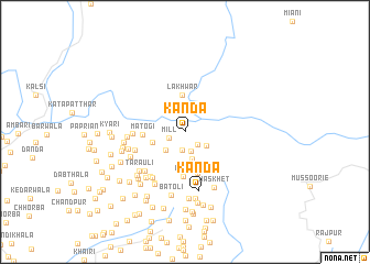 map of Kānda