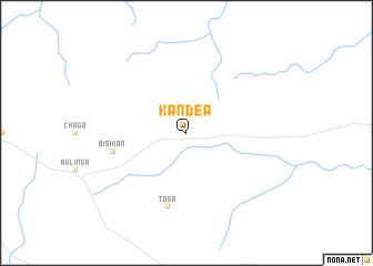 map of Kandea
