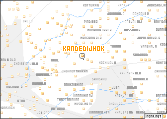 map of Kande di Jhok