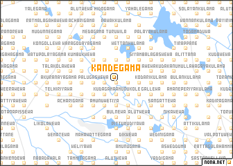 map of Kandegama