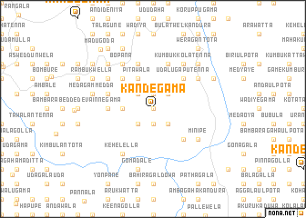 map of Kandegama