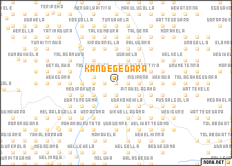 map of Kandegedara