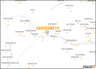 map of Kandeh Beyn