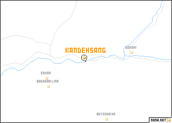map of Kandeh Sang