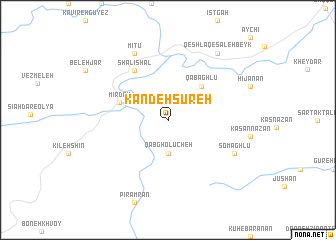 map of Kandeh Sūreh