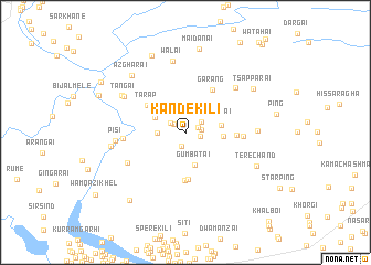 map of Kande Kili