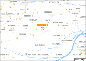 map of Kandel