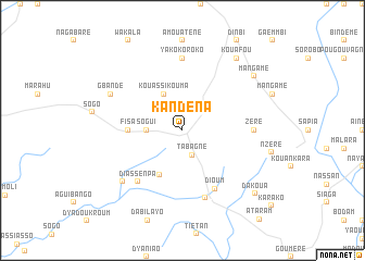 map of Kandéna