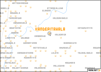 map of Kandepitawala