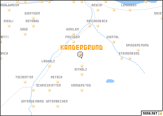 map of Kandergrund