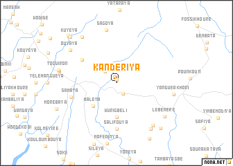 map of Kandériya