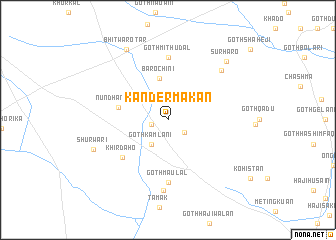 map of Kander Makān