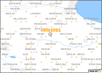 map of Kanderød