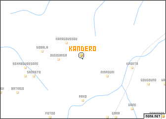 map of Kandéro