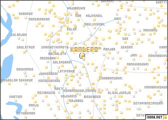 map of Kāndero